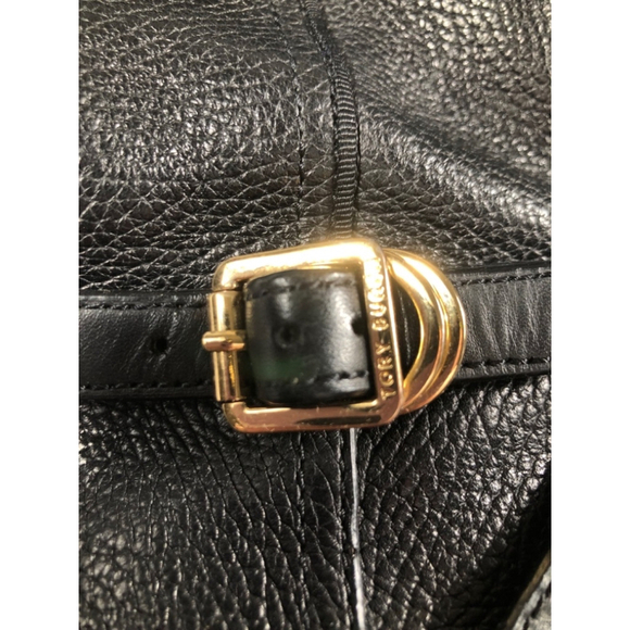 Tory Burch Teresa Leather Riding Boots 6.5 Black - Picture 2 of 6